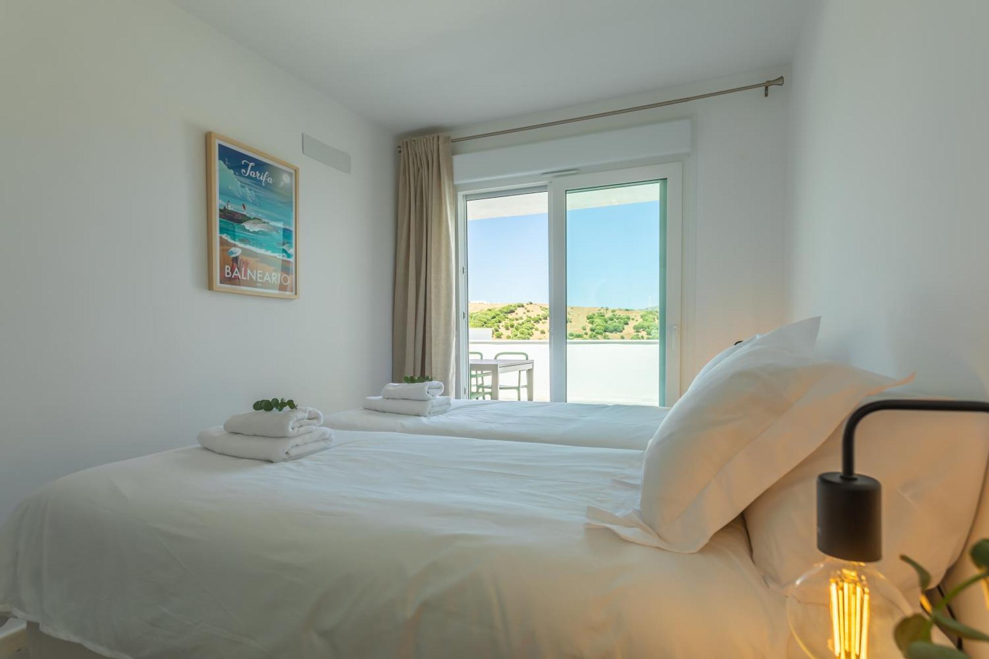 Apartamento Gran Terraza Con Vistas, Piscina & Wifi - Aparcamiento Privado Tarifa